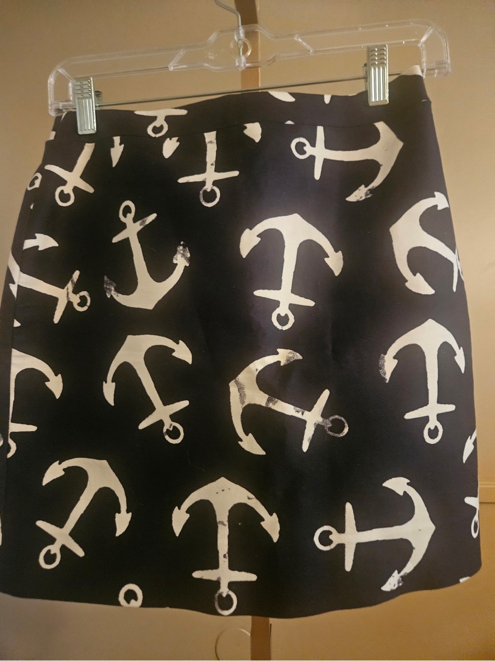 J. Crew Men's Navy Cotton Blend skirt J. Crew Women's Dizzy Anchors Post